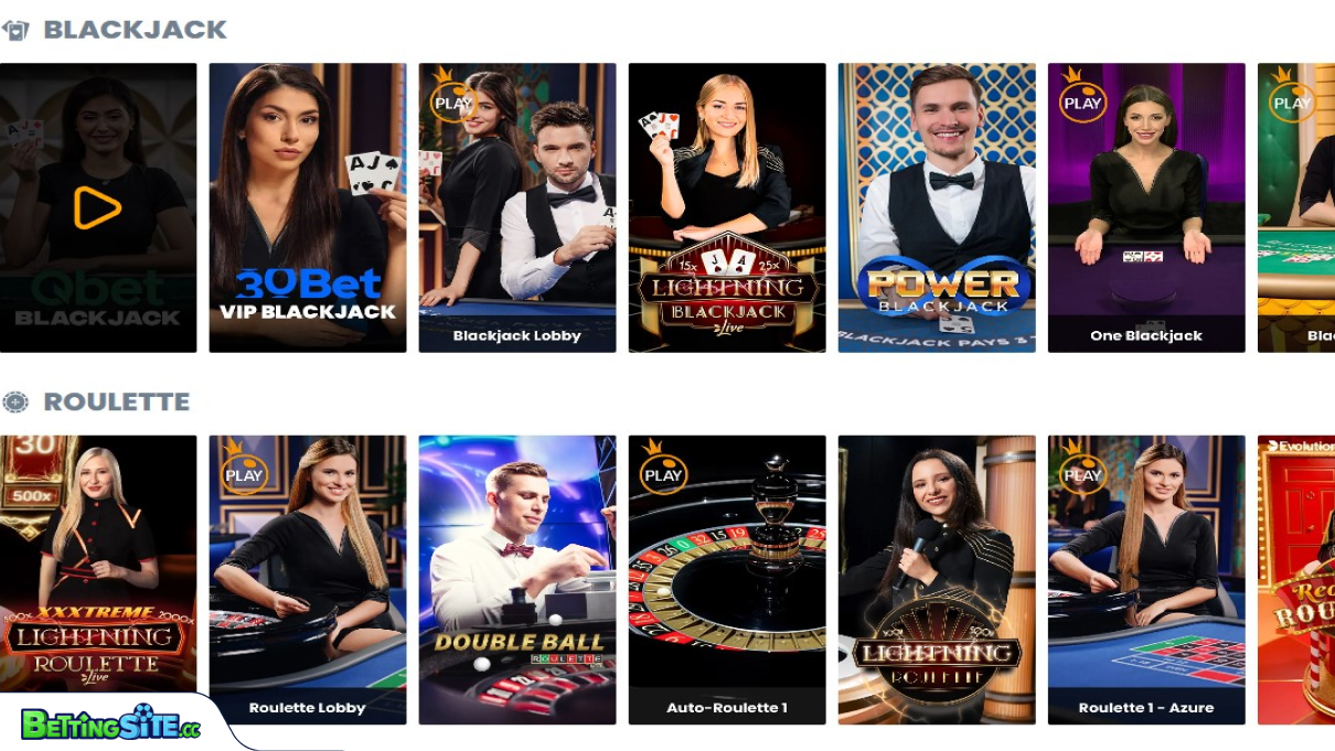 30bet live casino