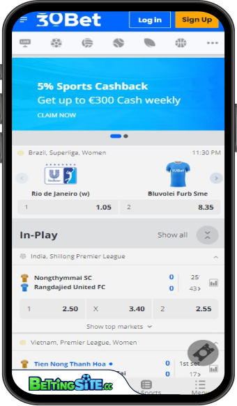 30bet mobile app