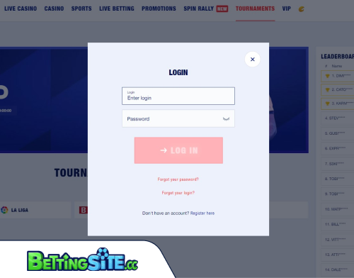 Bankonbet betting login