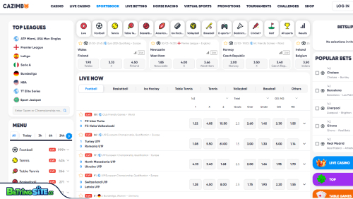 Cazimbo Betting Section