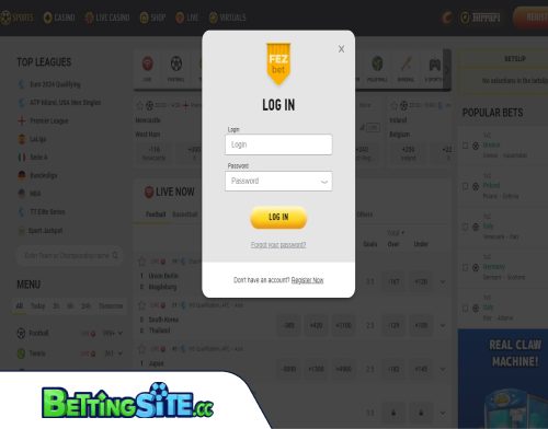 FEZbet betting login