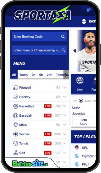 Sportaza mobile app