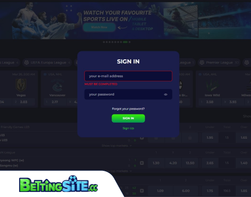 ZotaBet betting login