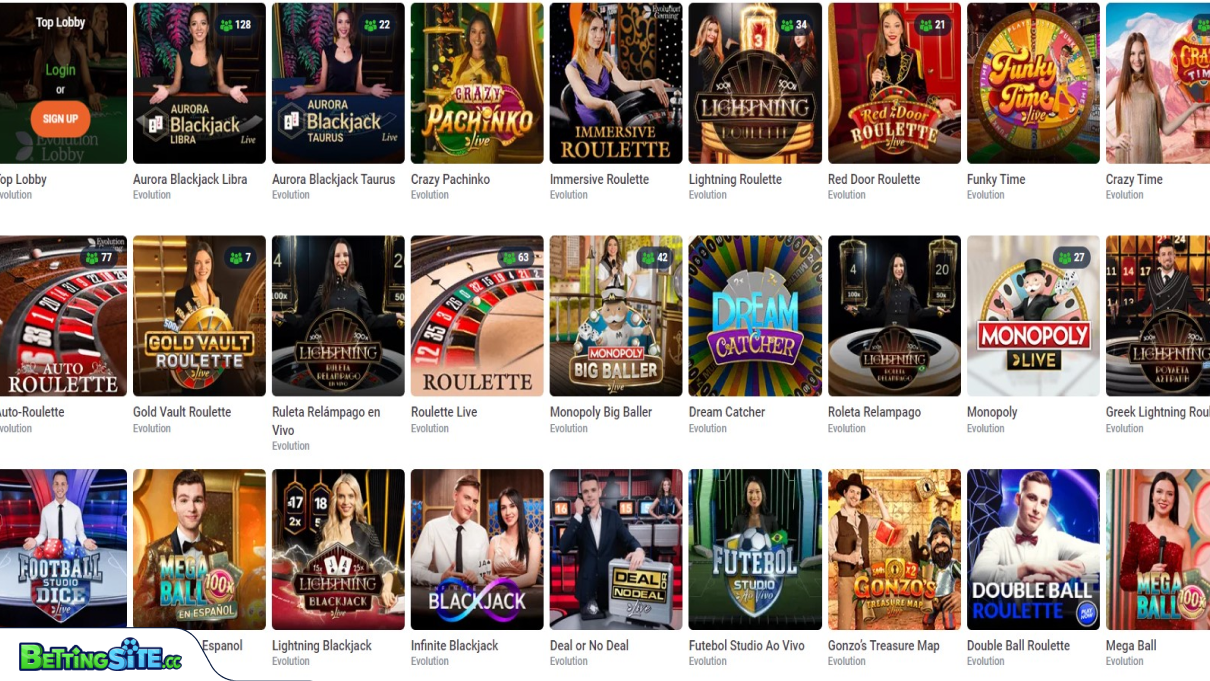 20BET live casino