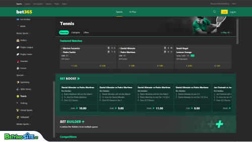 Bet365 Tennis Betting