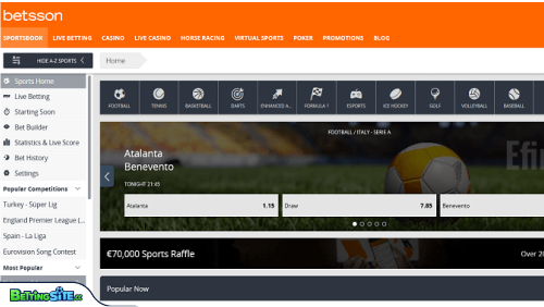 Betsson Sport Betting