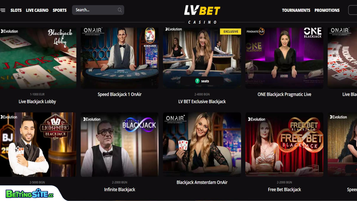 LVBet live casino