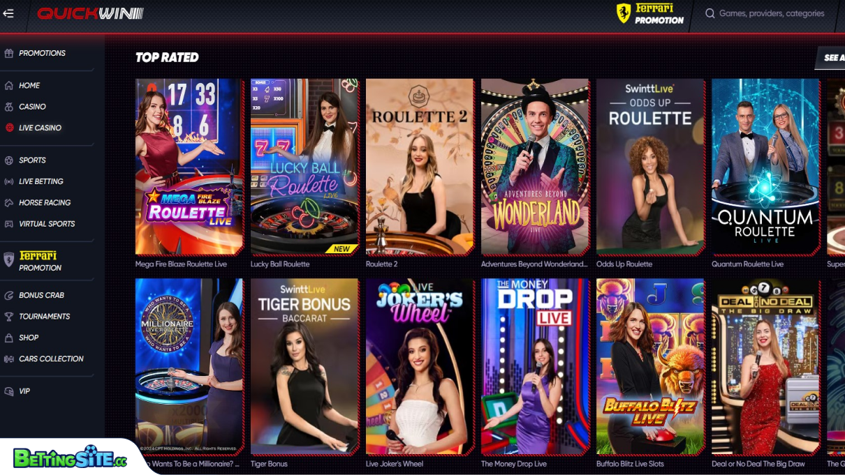 Quickwin live casino