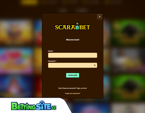 Scarabet betting login