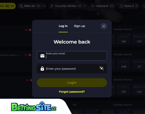 Bdmbet betting login