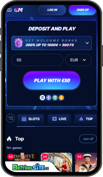 BM Bet mobile app