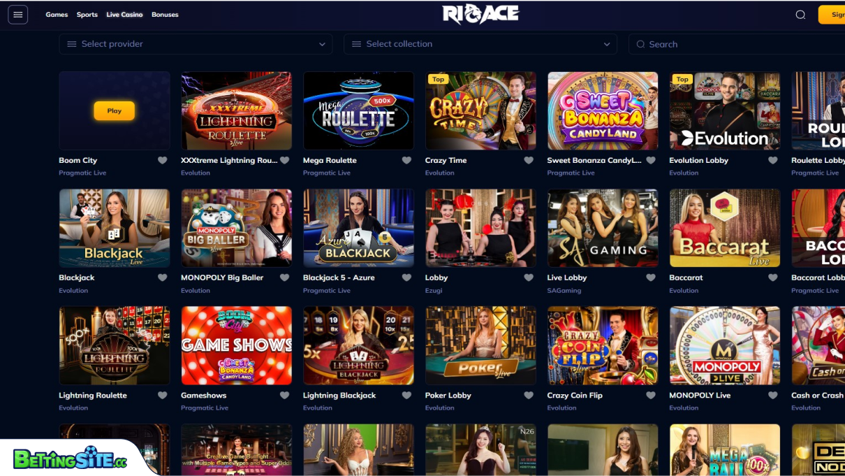 RioAce live casino