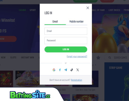 Winnita betting login