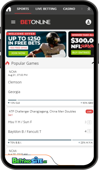 BetOnline mobile app