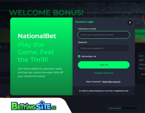 NationalBet betting login