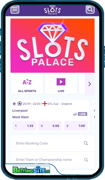 SlotsPalace mobile app