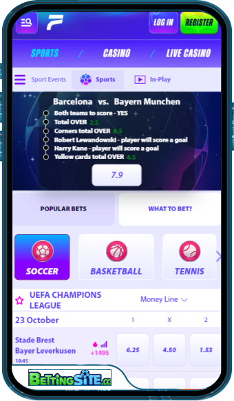 FunBet mobile app