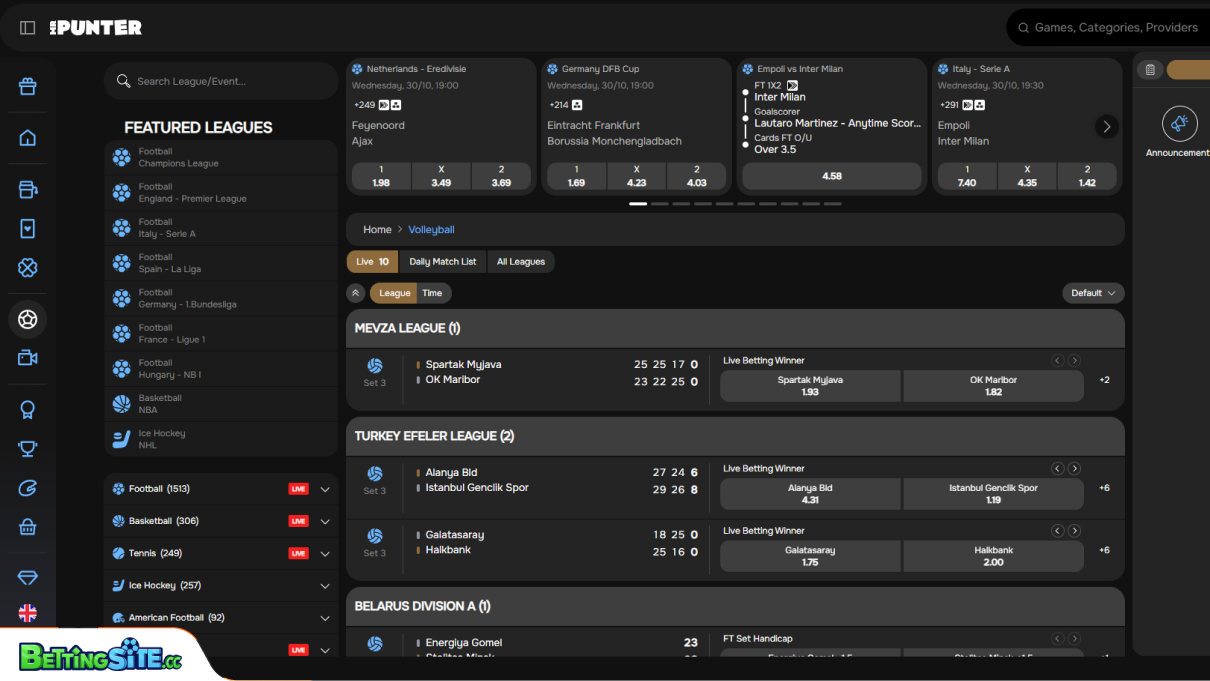 MrPunter voleyball betting