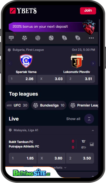 Ybets mobile app