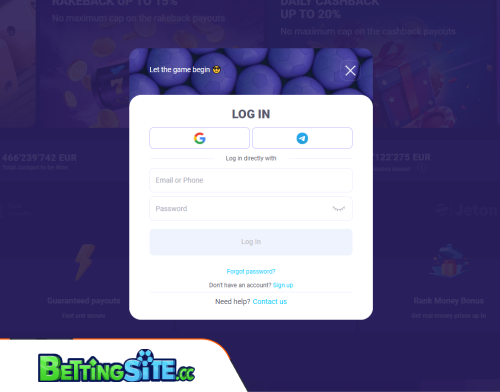 IgoBet betting login