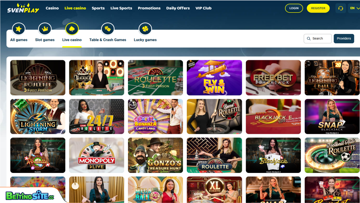 SvenPlay live casino