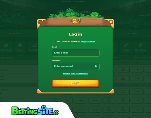 Greenluck betting login