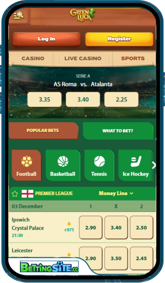 Greenluck mobile app