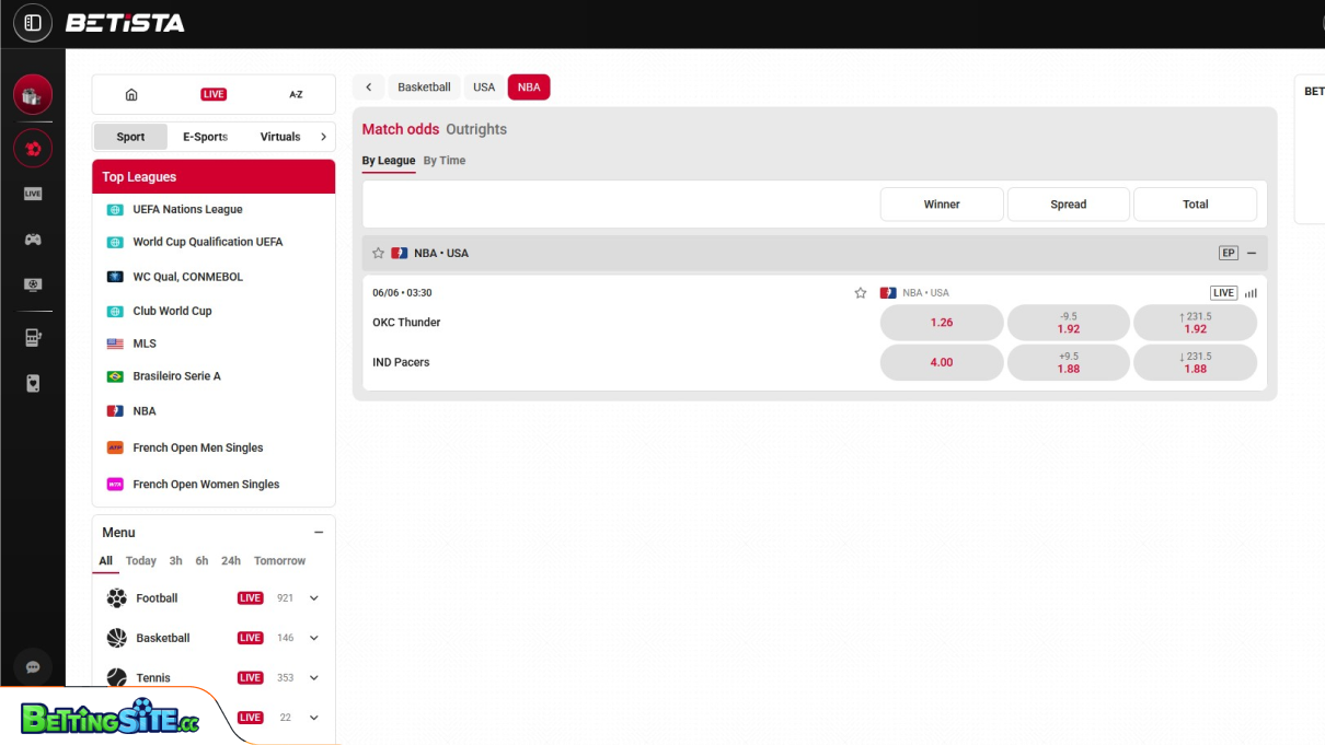 Betista basketball betting