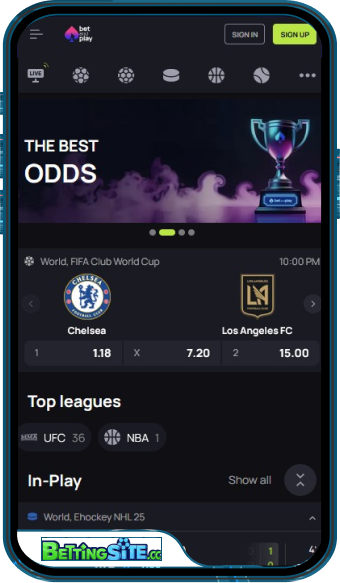 BetAndPlay mobile app
