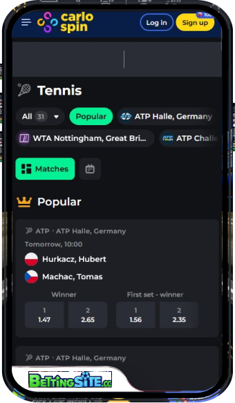 Carlospin mobile app