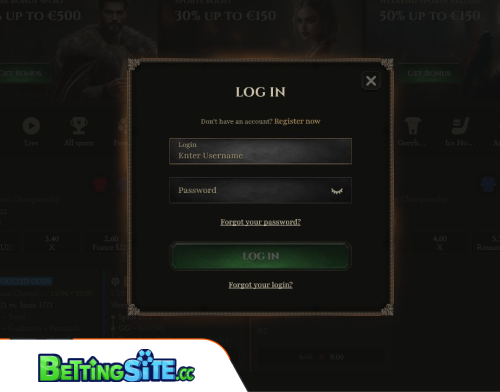 Connexion à Kyngs betting