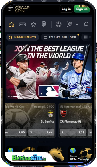 Oscarspin mobile app