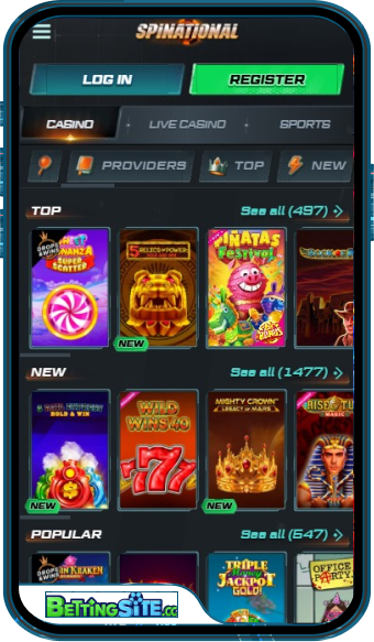 Spinational mobile app