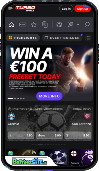 TurboWinz mobile app