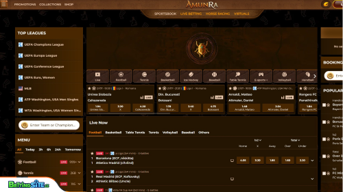 AmunRa sports section