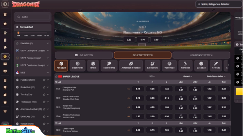 Dragonia sports section