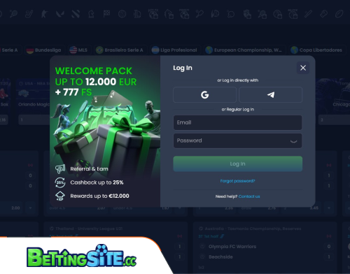 MegaBet betting login