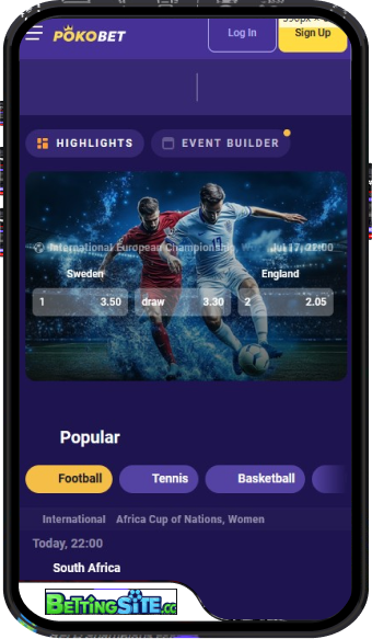 PokoBet mobile app