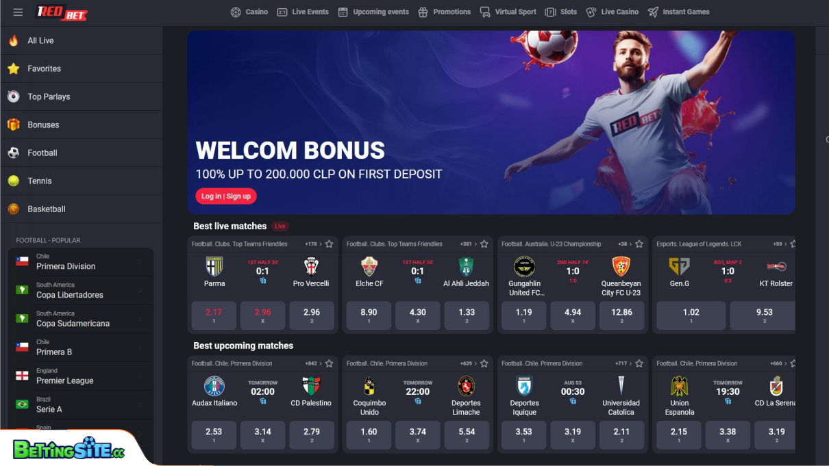 1RedBet tennis betting