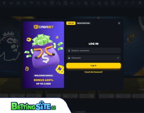 CasaBet betting login