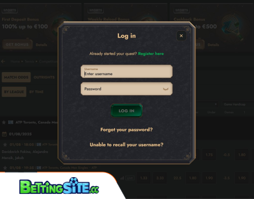 HeroSpin Bet betting login