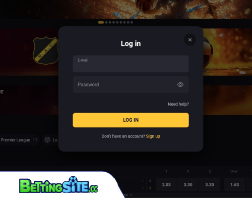Amonbet betting login