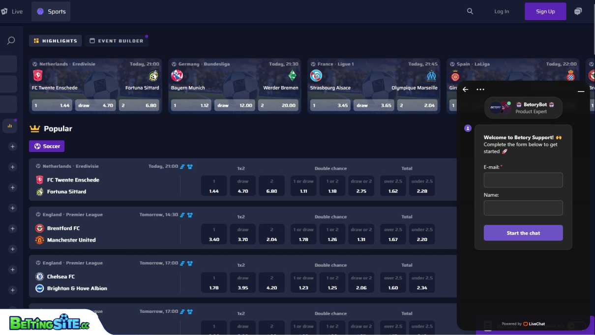 Betory klantenservice