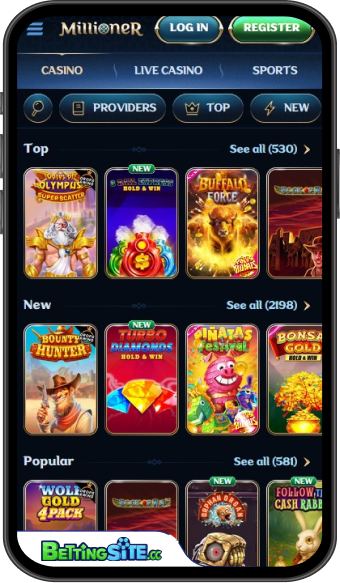 Millioner mobile app