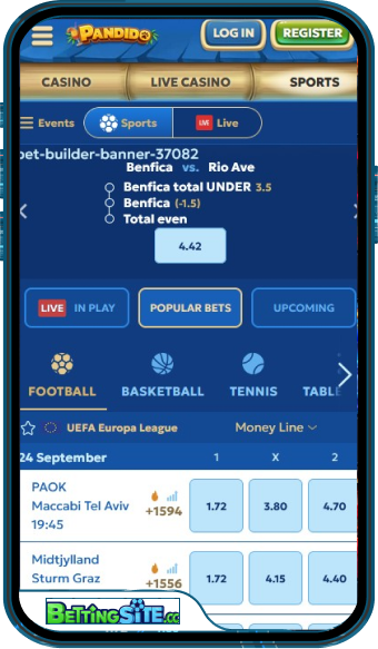 Pandido mobilalkalmazás