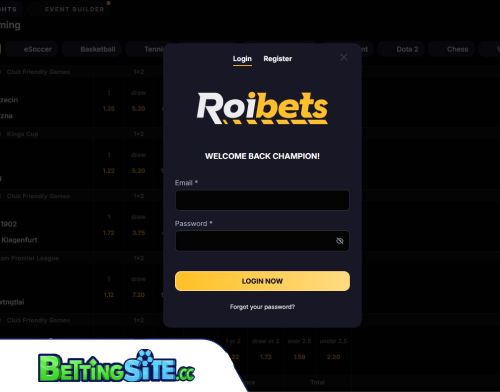 RoiBets betting login