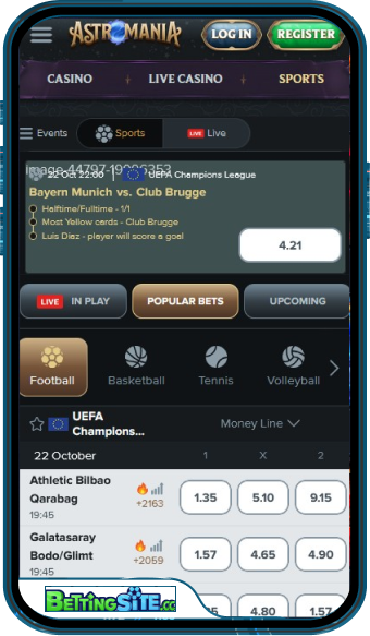 AstroMania mobile app