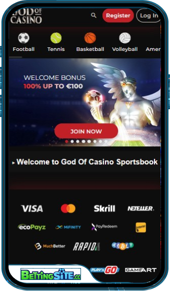 God Of Casino mobiele app