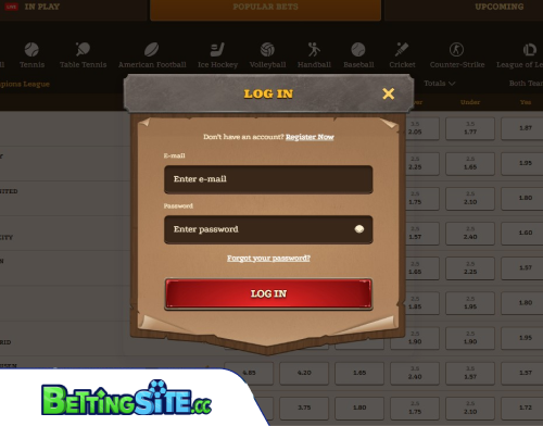Lizaro betting login