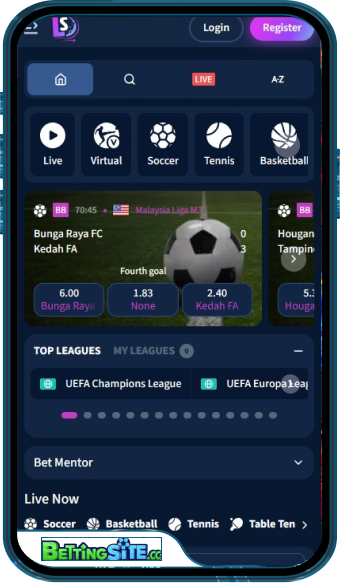 Lunarspins mobile app